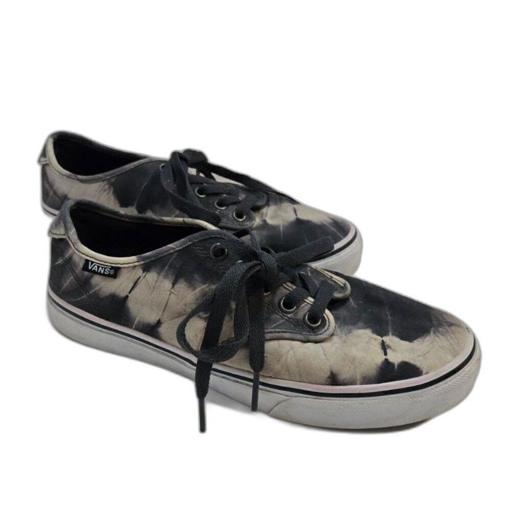 Vans Women's UltraCush Dark Gray White Tie Dye Sneakers Size 7